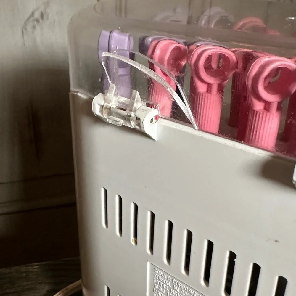 Conair Hot Sticks HS19 20 Purple Pink Jelly Rollers Curlers Pageant Travel - Picture 3 of 5